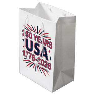 Sac Cadeau Moyen 250 ans USA Semiquinentenaire 1776-2026
