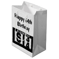 64e anniversaire Odomètre noir