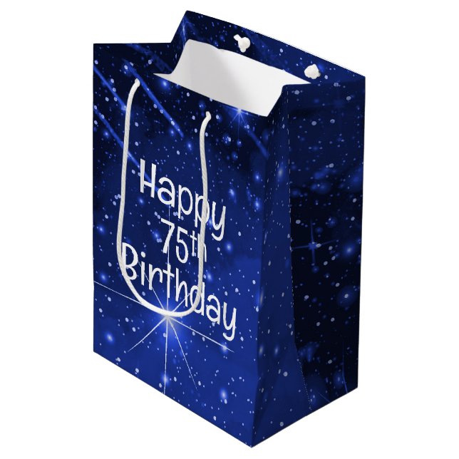 Sac Cadeau Moyen 75e anniversaire Star Galaxy (Devant Angle)