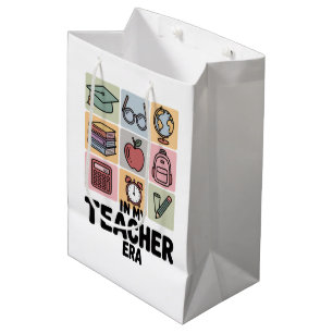 Sac Cadeau Moyen À l'ère de mon enseignement, vie d'enseignant en m