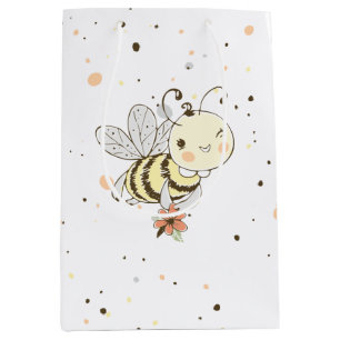 Sac Cadeau Moyen Abeilles domestiques, fées et bébés abeilles en mo