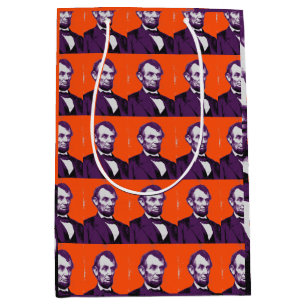 Sac Cadeau Moyen Abraham Lincoln alt