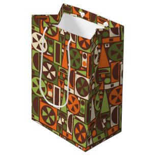 Sac Cadeau Moyen Abrégé sur moderne la rétro moitié du siècle