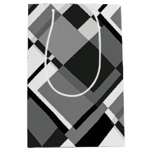 Abstrait géométrique de style Mondrian noir et bla