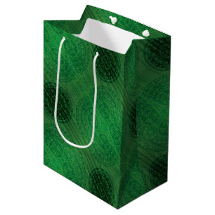 Sac Cadeau Moyen Acceptation Médaillons de méditation verte