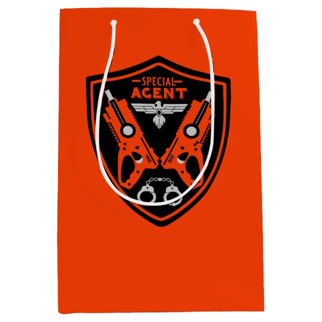 Sac Cadeau Moyen Agent spécial (Devant)