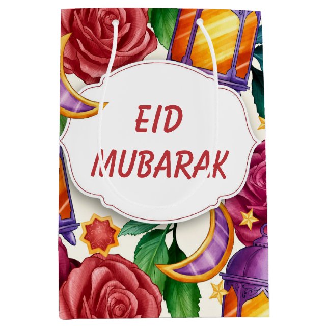Sac Cadeau Moyen Aïd Moubarak (Devant)