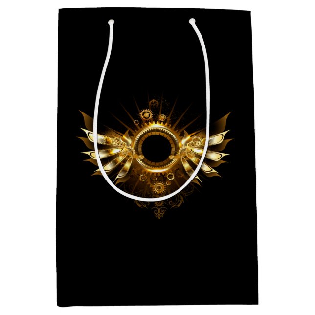 Sac Cadeau Moyen Ailes de Steampunk (Devant)
