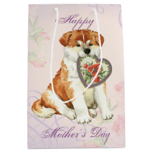 Sac Cadeau Moyen Akita Heart Maman
