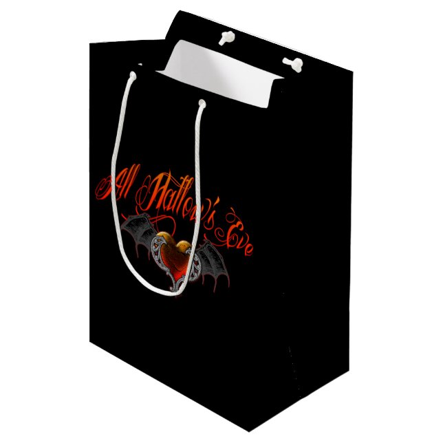 Sac Cadeau Moyen All Hallow's Eve (Devant Angle)