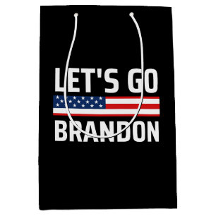 Sac Cadeau Moyen allons brandon chant joe biden, drôles laissez al