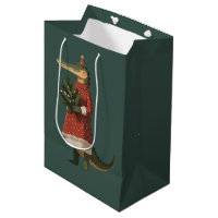 Amant de crocodile de Noël d'alligator Vacances dr