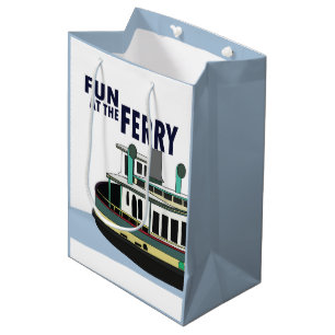 Sac Cadeau Moyen Amusement Au Voyage En Bateau De Ferry