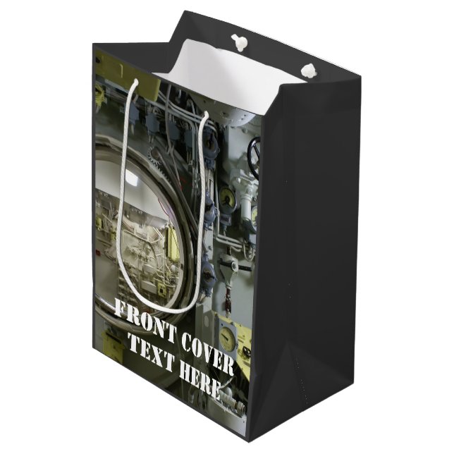 Sac Cadeau Moyen ancien sous-marin (Devant Angle)