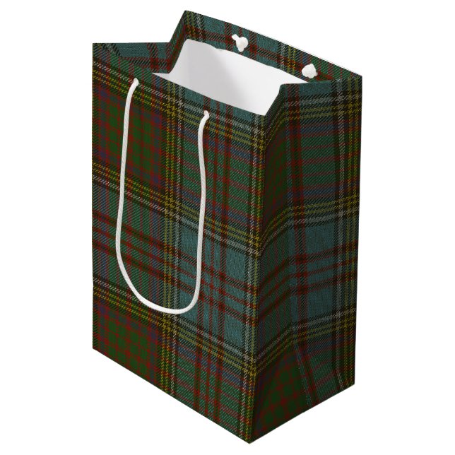 Sac Cadeau Moyen Anderson Tartan (Devant Angle)