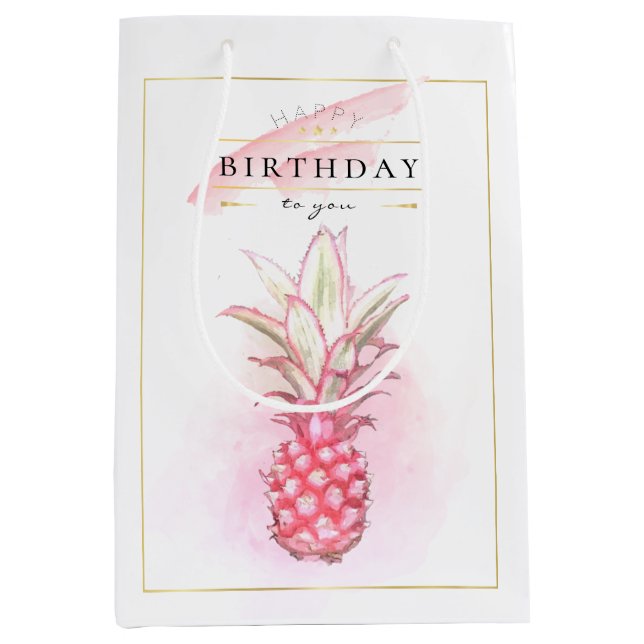Sac Cadeau Moyen Anniversaire d'Anniversaire d'Anniversaire aux ana (Devant)