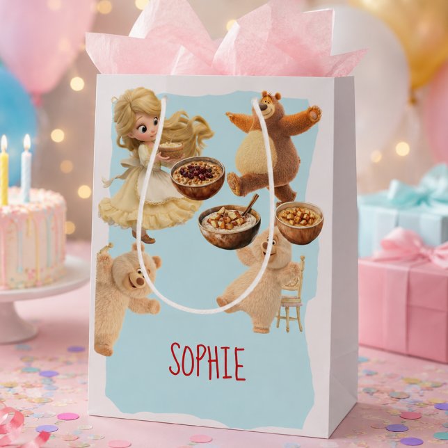 Sac Cadeau Moyen Anniversaire de Boucles d'or (Créateur téléchargé)