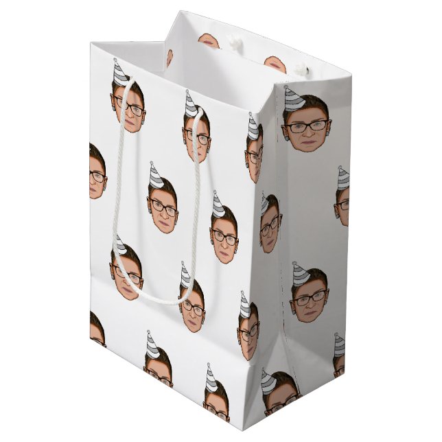 SAC CADEAU MOYEN ANNIVERSAIRE DE RUTH BADER GINSBURG (Devant Angle)