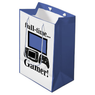 Sac Cadeau Moyen Anniversaire drôle de joueur de jeux vidéo