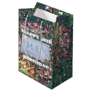 Sac Cadeau Moyen Anniversaire fait sur commande drôle d'humour