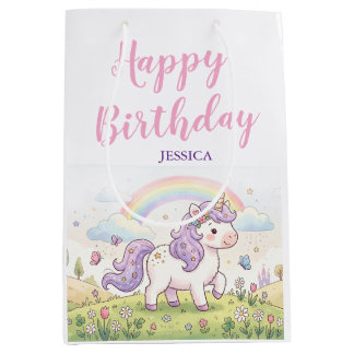 Sac Cadeau Moyen Anniversaire personnalisé
