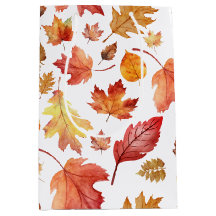 Aquarelle Automne Feuilles Automne Motif sans join