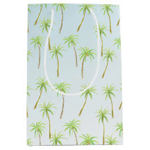 Aquarelle des palmiers tropicaux