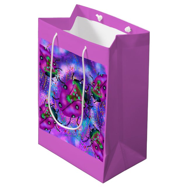 SAC CADEAU MOYEN ART LADYBUG (Devant Angle)