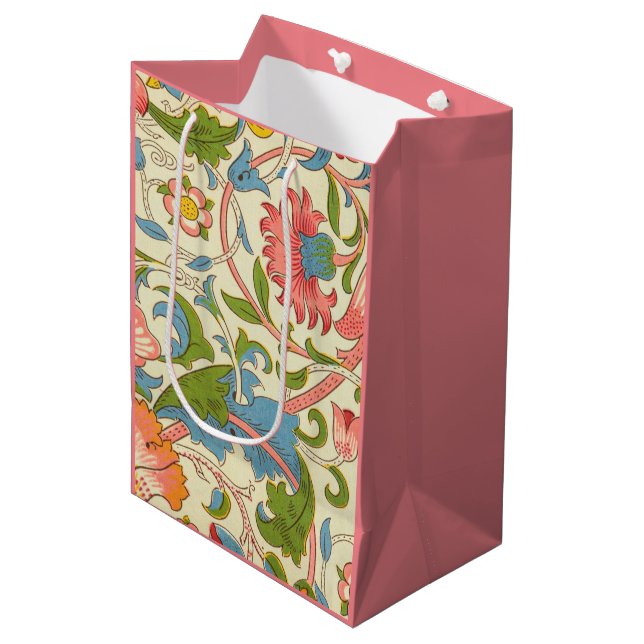 Sac Cadeau Moyen Art nouveau lodden pattern - William Morris (Devant Angle)