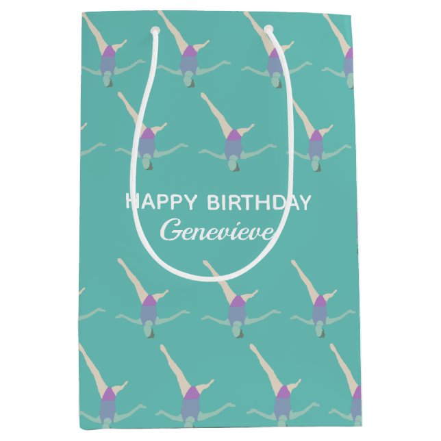 Sac Cadeau Moyen Artistic Swimming (Devant)