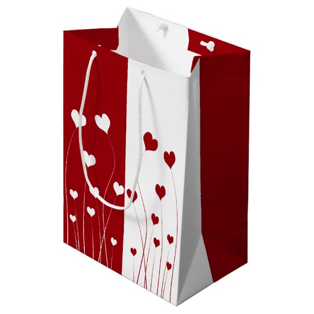 Sac Cadeau Moyen Arts romains blancs (Devant Angle)
