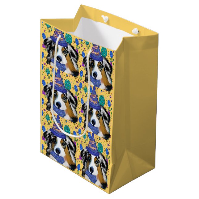 SAC CADEAU MOYEN AUSTRALIAN SHEPHERD (Devant Angle)