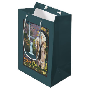 Sac Cadeau Moyen Automnes de Multnomah, OregonChief Multnomah