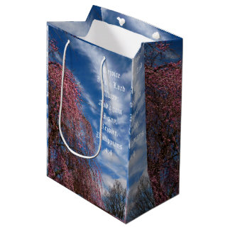 Sac Cadeau Moyen Avril Ciel avec Philippiens 4:4