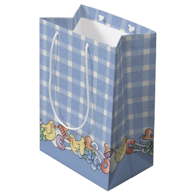 Sac Cadeau Moyen Baby Boy (Dos Angle)