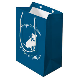 Sac Cadeau Moyen Baby shower de chien taureau Pit