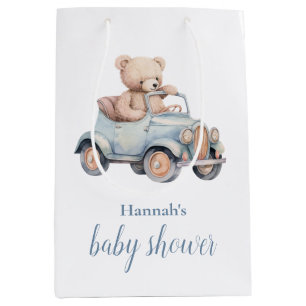 Sac Cadeau Moyen Baby shower millénaire de l'ours en peluche