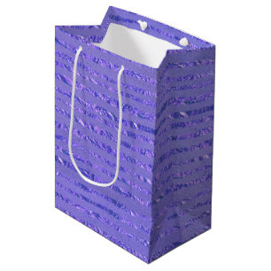 Sac Cadeau Moyen Bac à ruban à Parties scintillant violet Conceptio