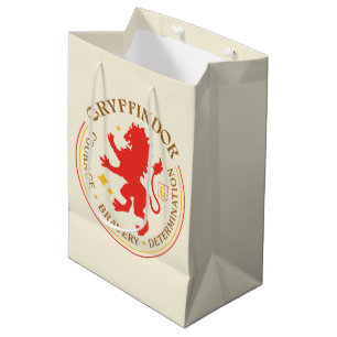 Sac Cadeau Moyen Badge de fierté de la maison GRYFFINDOR™ Lion Roug