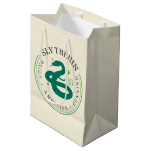 Sac Cadeau Moyen Badge de fierté de la maison SLYTHERIN™ serpent ve