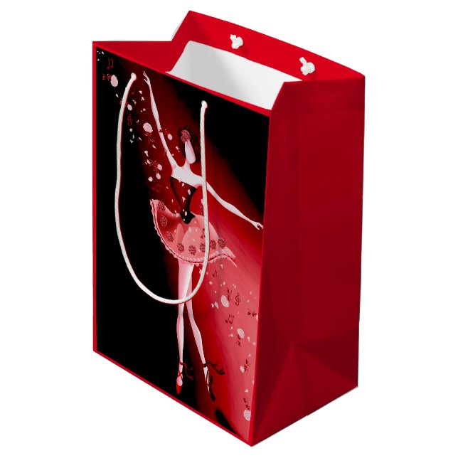 Sac Cadeau Moyen Ballerina & Ruby Rose (Dos Angle)
