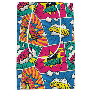 Sac Cadeau Moyen Bande dessinée Discours Bubble Cadeau