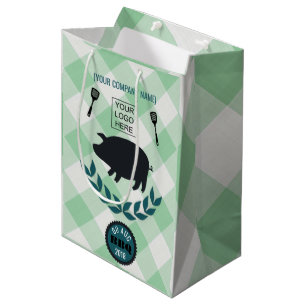 Sac Cadeau Moyen Barbecue d'entreprise ajoutez un logo cadeau de fê