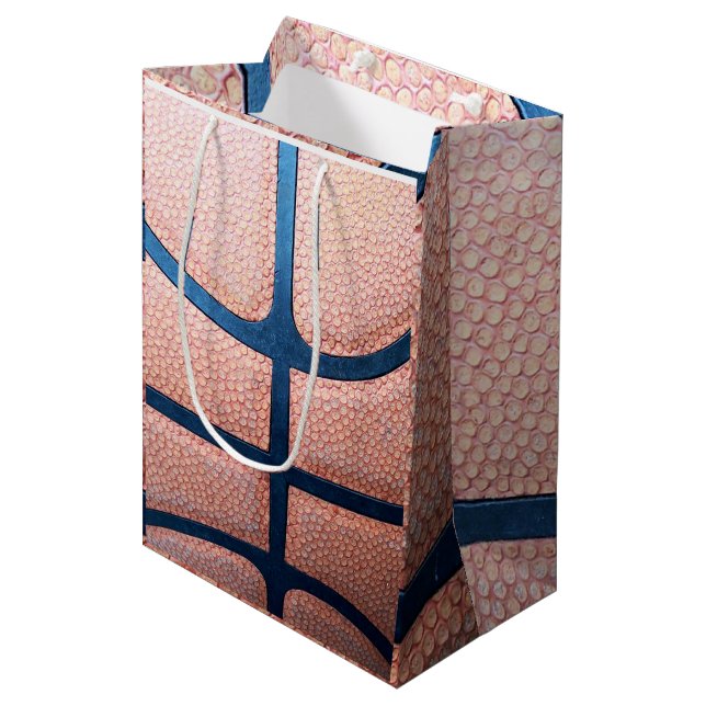 Sac Cadeau Moyen Basket-ball (Devant Angle)
