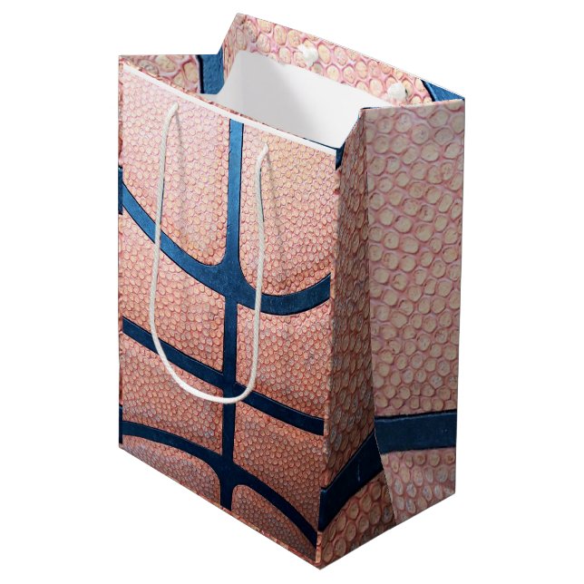 Sac Cadeau Moyen Basket-ball (Devant Angle)