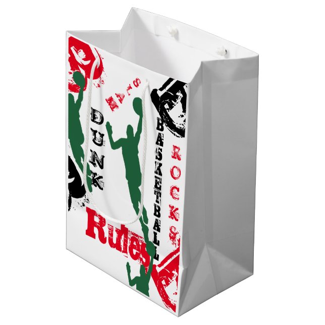 SAC CADEAU MOYEN BASKETBALL (Devant Angle)
