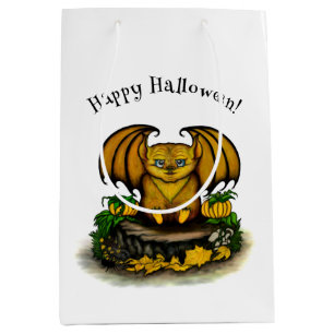 Sac Cadeau Moyen Bat d'Halloween mignonne