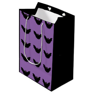 Sac Cadeau Moyen Bat noir d'Halloween