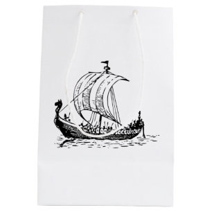 Sac Cadeau Moyen Bateau de Viking