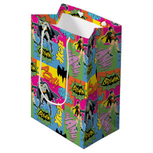 Sac Cadeau Moyen Batman Et Robin Motif Action